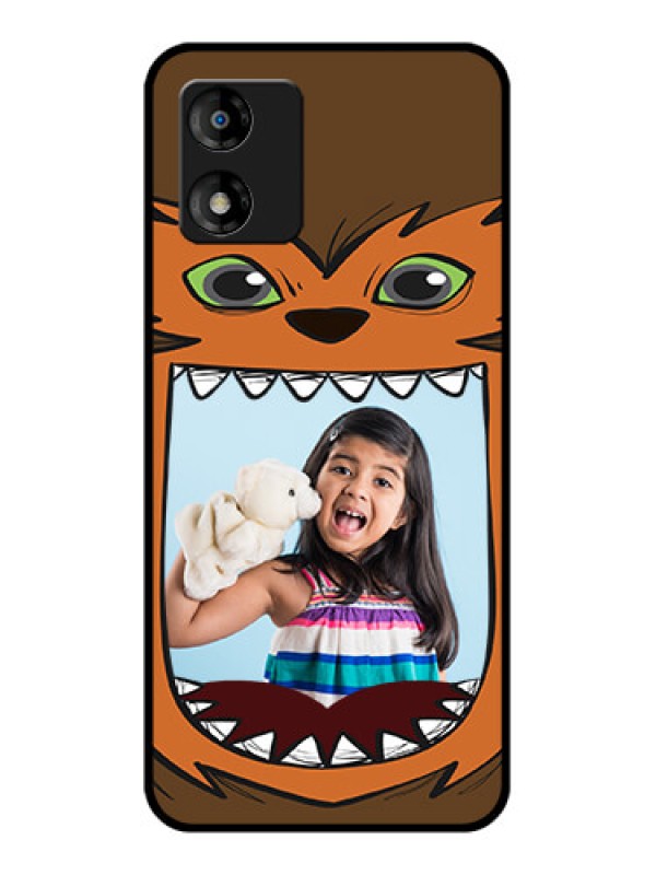 Custom Motorola Moto E13 Custom Metal Phone CaseOwl Monster Back Case Design
