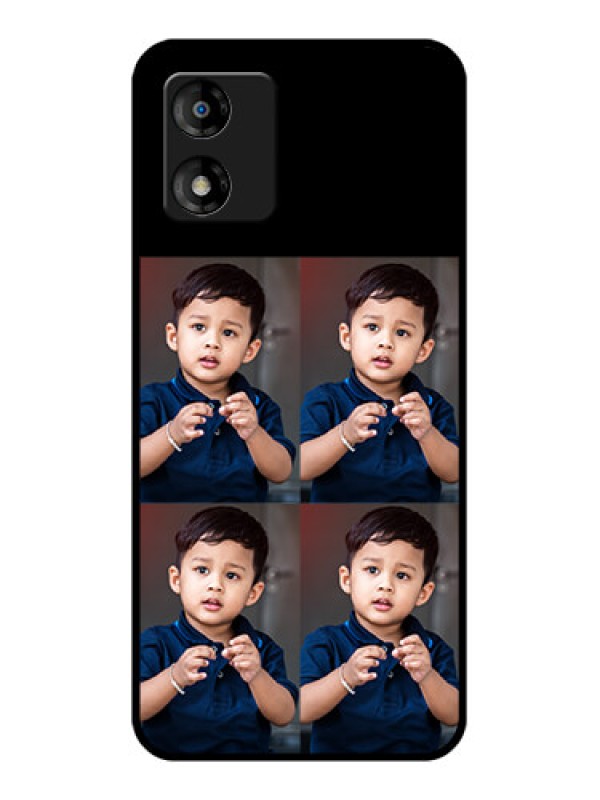 Custom Motorola Moto E13 Custom Metal Phone Case4 Image Holder Design