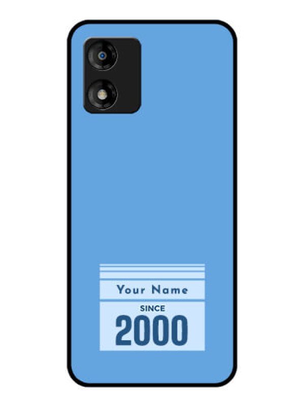 Custom Motorola Moto E13 Custom Metal Phone CaseCustom Year Of Birth Design