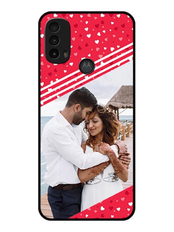 Custom Moto E40 Custom Metal Phone Case - Valentines Gift Design