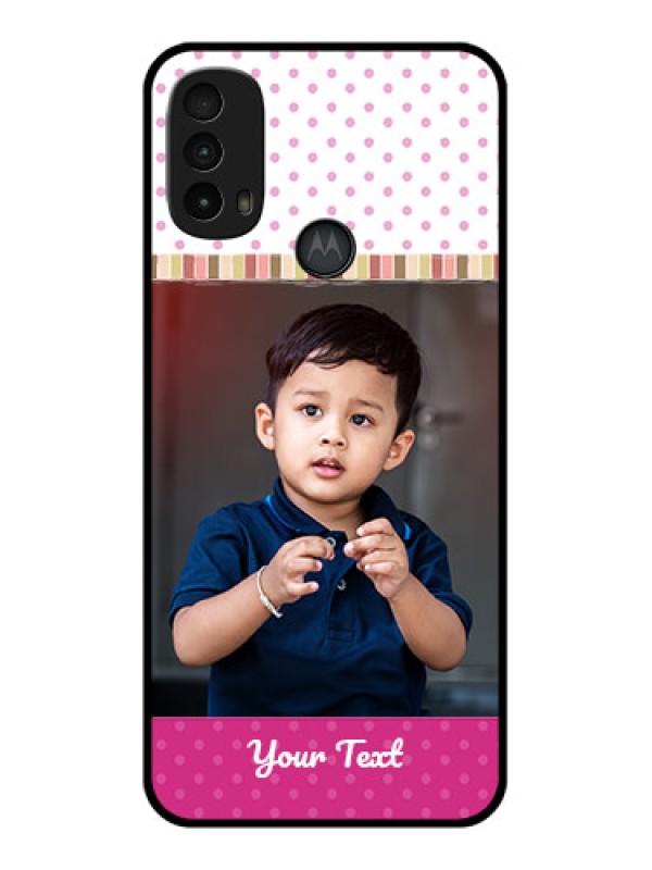 Custom Moto E40 Custom Metal Phone Case - Cute Girls Cover Design