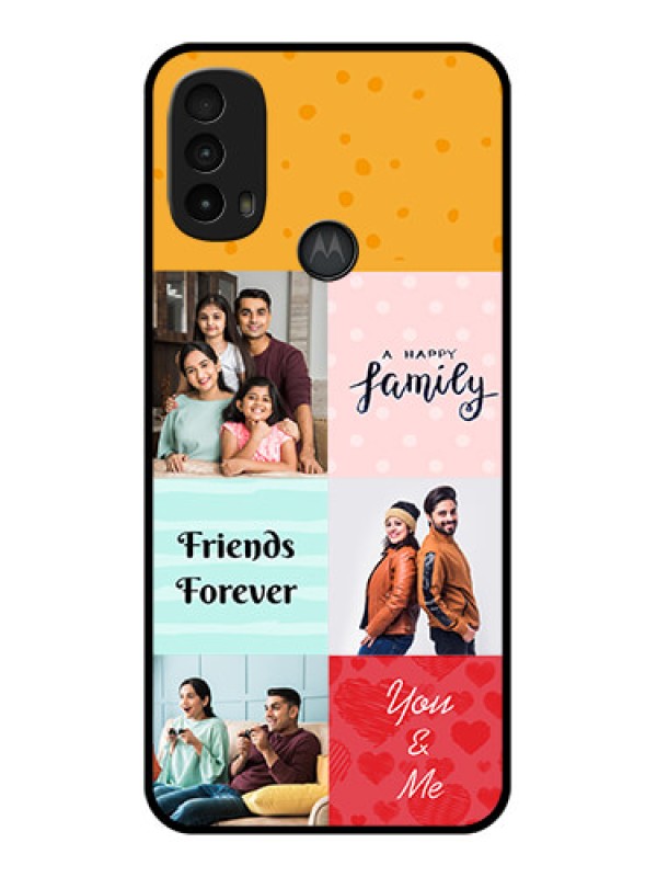 Custom Moto E40 Custom Metal Phone Case - Images With Quotes Design