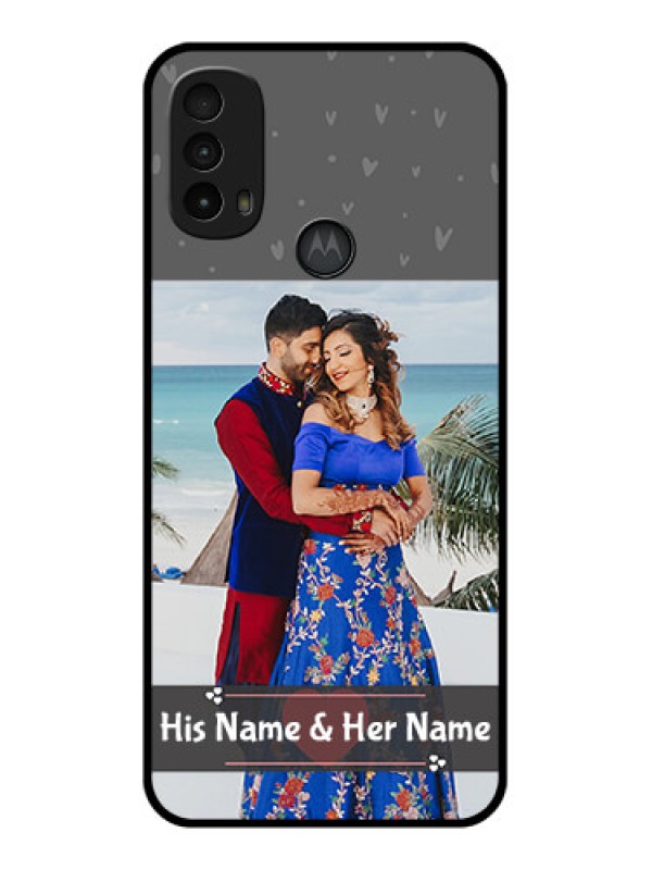 Custom Moto E40 Custom Metal Phone Case - Buy Love Design With Photo Online