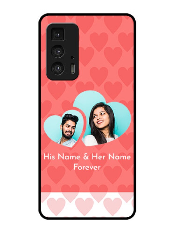 Custom Edge 20 Pro Custom Metal Phone Case - Couple Pic Upload Design