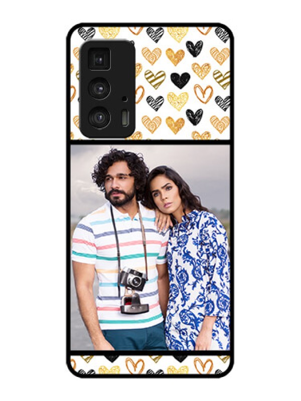 Custom Edge 20 Pro Custom Metal Phone Case - Love Symbol Design