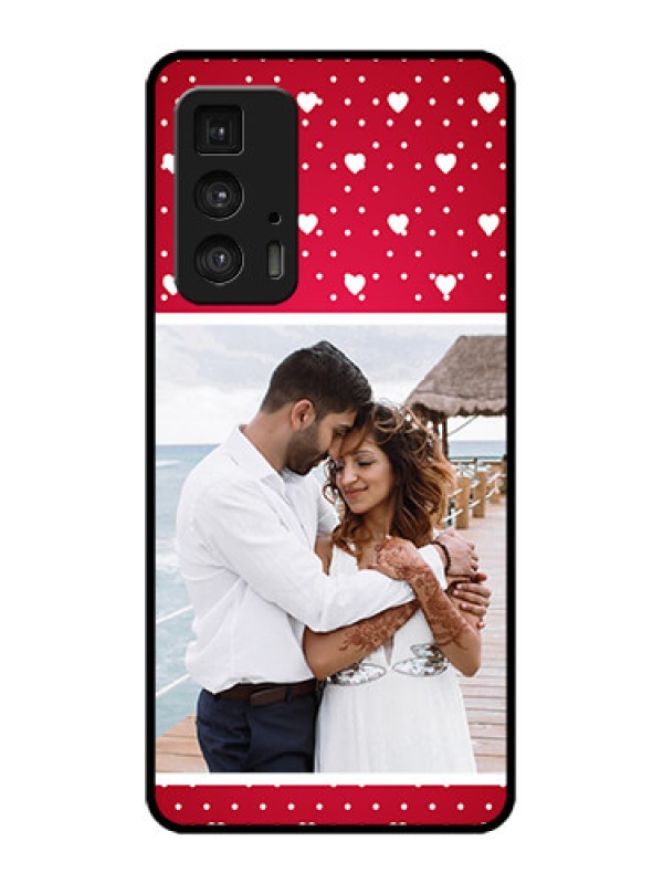 Custom Edge 20 Pro Custom Metal Phone Case - Hearts Mobile Case Design
