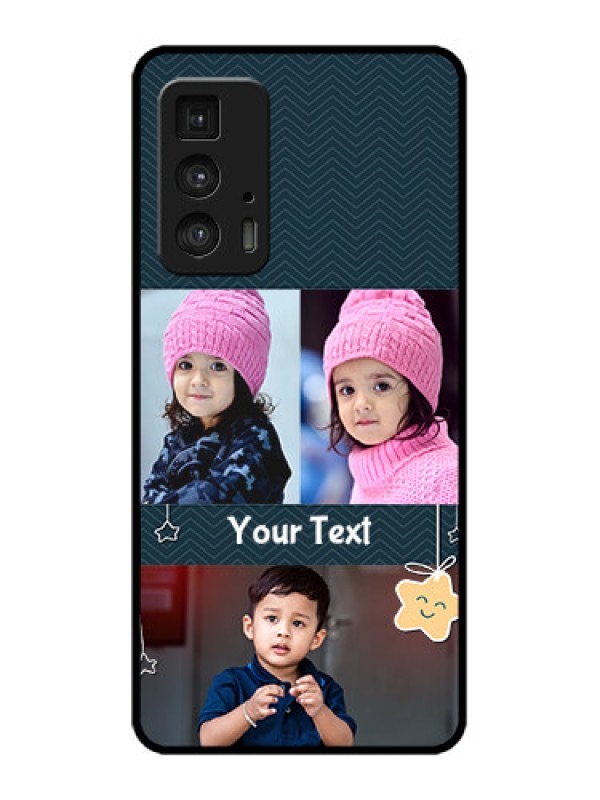 Custom Edge 20 Pro Custom Metal Phone Case - Hanging Stars Design