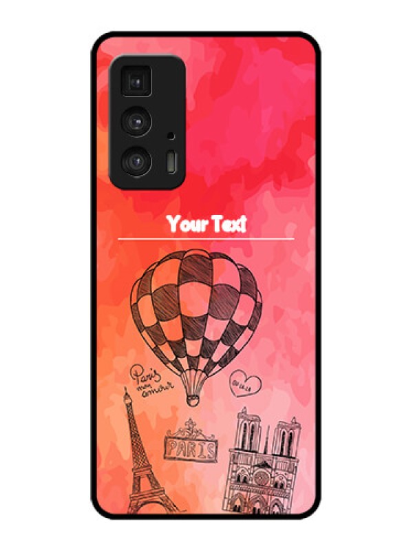 Custom Edge 20 Pro Custom Metal Phone Case - Paris Theme Design