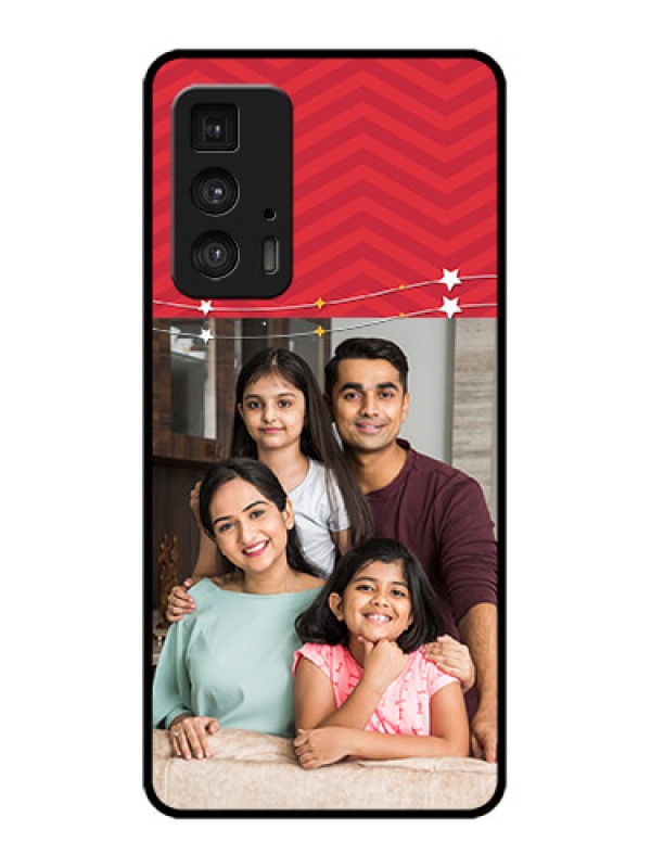 Custom Edge 20 Pro Custom Metal Phone Case - Happy Family Design