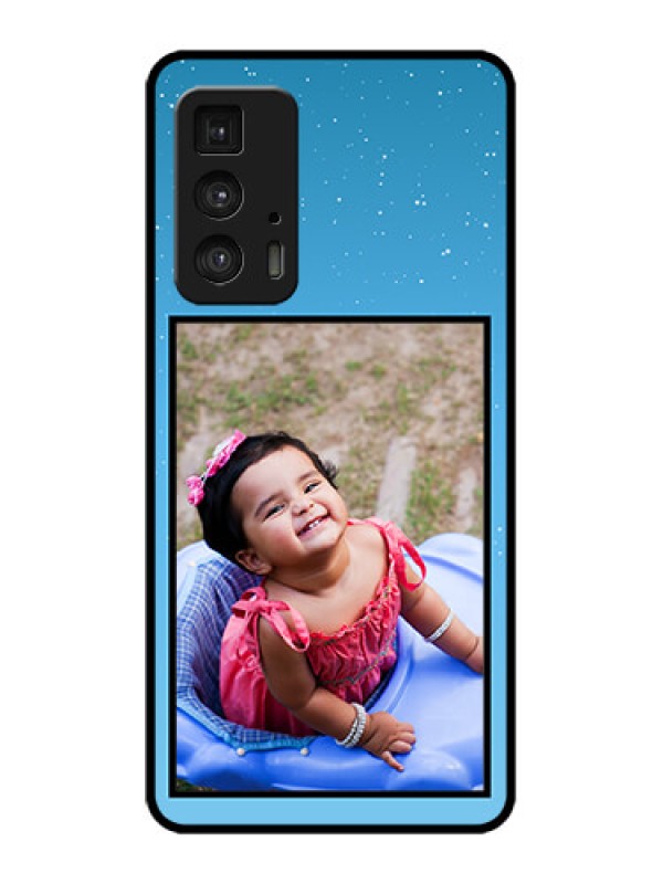 Custom Edge 20 Pro Custom Metal Phone Case - Wave Pattern Colorful Design