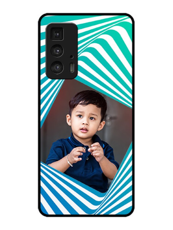 Custom Edge 20 Pro Custom Metal Phone Case - Abstract Spiral Design