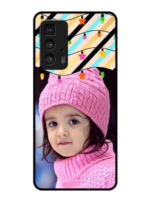 Custom Edge 20 Pro Custom Metal Phone Case - Lights Hanging Design