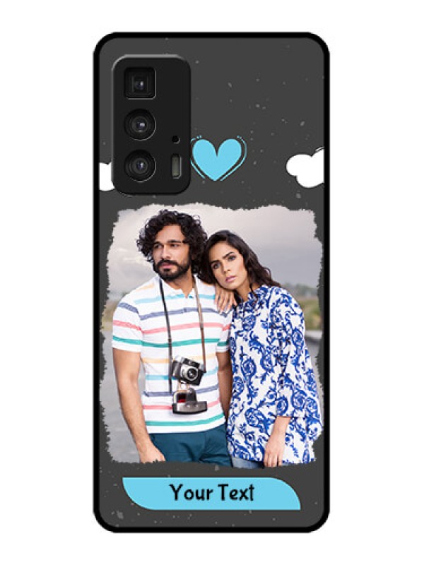 Custom Edge 20 Pro Custom Metal Phone Case - Splashes With Love Doodles Design