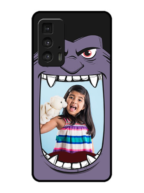 Custom Edge 20 Pro Custom Metal Phone Case - Angry Monster Design