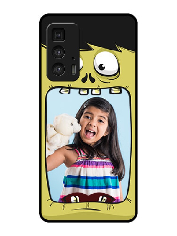 Custom Edge 20 Pro Custom Metal Phone Case - Cartoon Monster Back Case Design