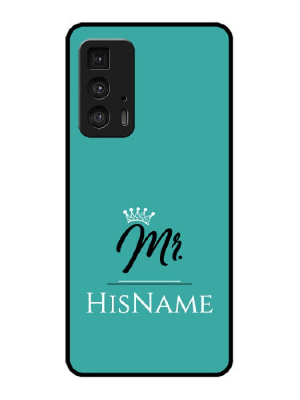 Custom Edge 20 Pro Custom Metal Phone Case - Mr With Name Design