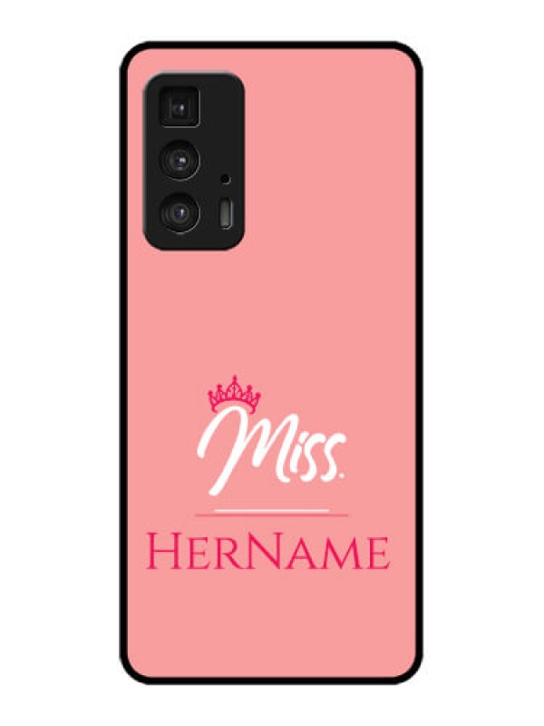 Custom Edge 20 Pro Custom Metal Phone Case - Mrs With Name Design