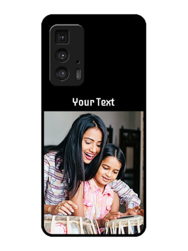 Custom Edge 20 Pro Custom Metal Phone Case - Photo With Name Design