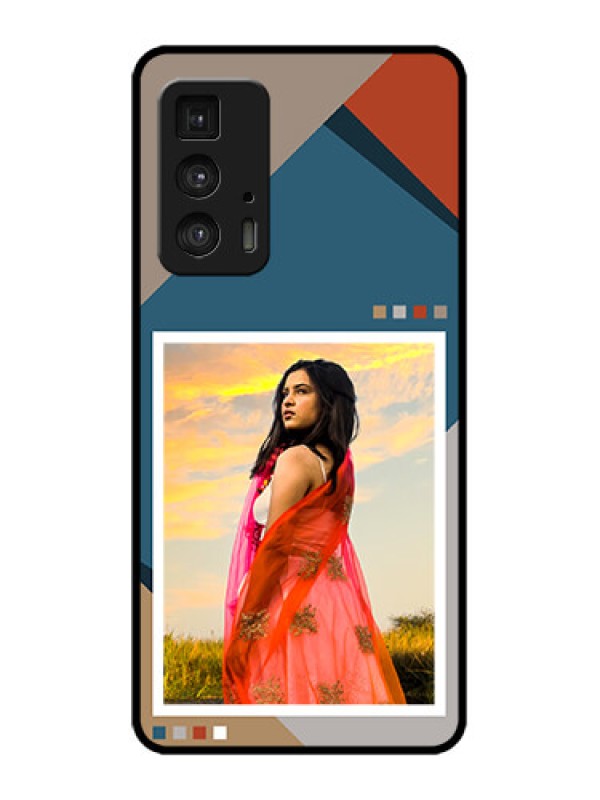 Custom Edge 20 Pro Custom Metal Phone Case - Retro Color Pallet Design