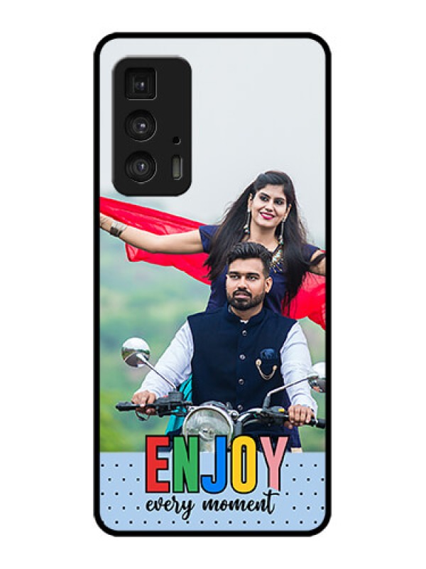 Custom Edge 20 Pro Custom Metal Phone Case - Enjoy Every Moment Design