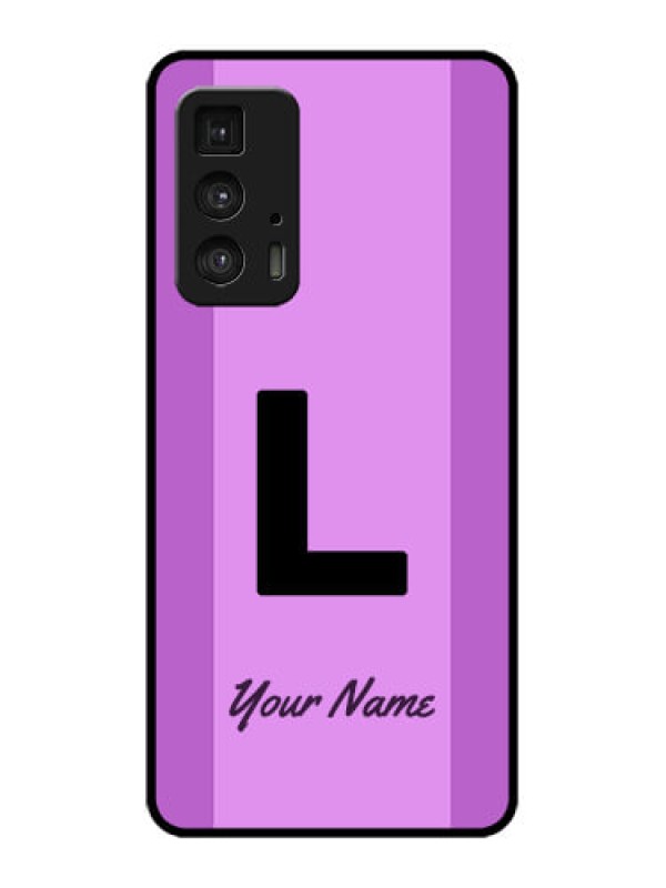 Custom Edge 20 Pro Custom Metal Phone Case - Tricolor Custom Text Design