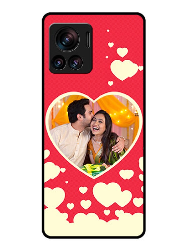 Custom Edge 30 Ultra Custom Metal Phone Case - Love Symbols Phone Cover Design