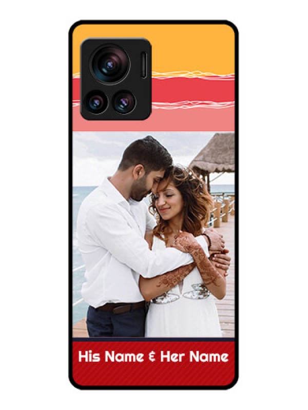 Custom Edge 30 Ultra Custom Metal Phone Case - Colorful Case Design