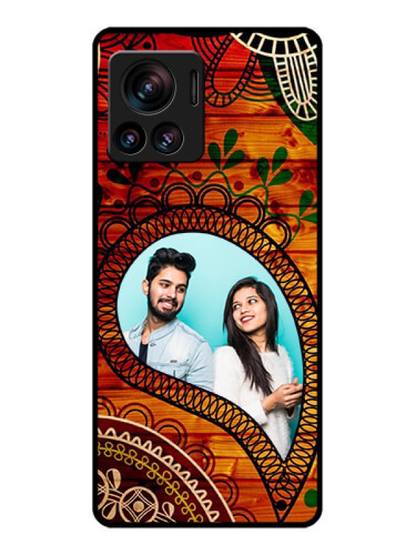 Custom Edge 30 Ultra Custom Metal Phone Case - Abstract Colorful Design