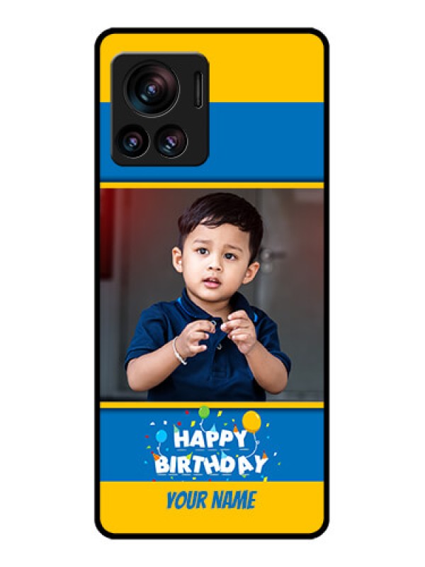 Custom Edge 30 Ultra Custom Metal Phone Case - Birthday Wishes Design