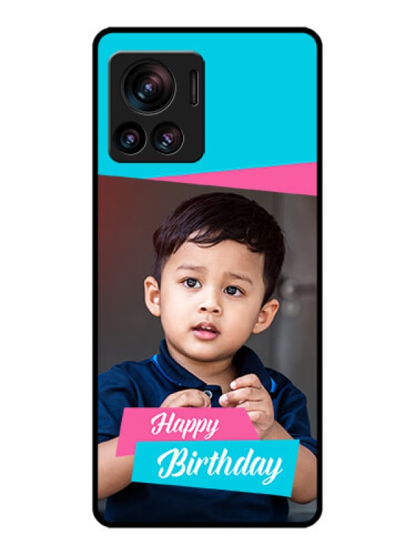 Custom Edge 30 Ultra Custom Metal Phone Case - Image Holder With 2 Color Design
