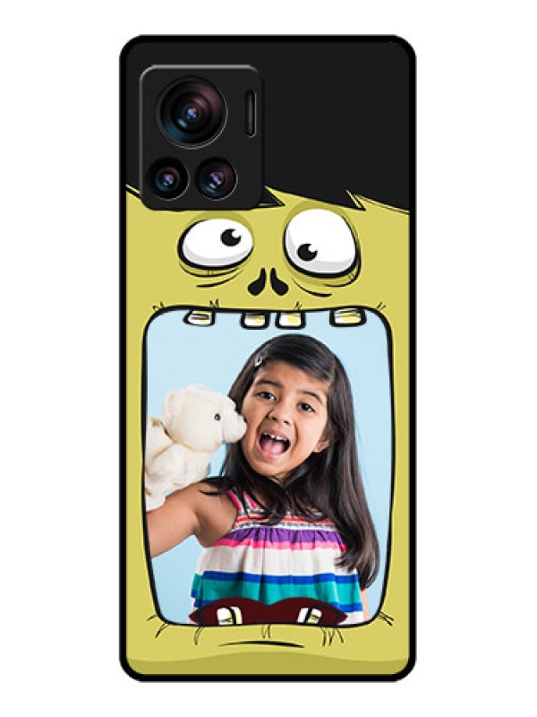 Custom Edge 30 Ultra Custom Metal Phone Case - Cartoon Monster Back Case Design
