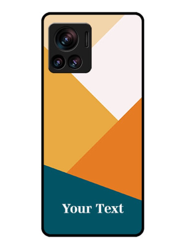 Custom Edge 30 Ultra Custom Metal Phone Case - Stacked Multi - Colour Design
