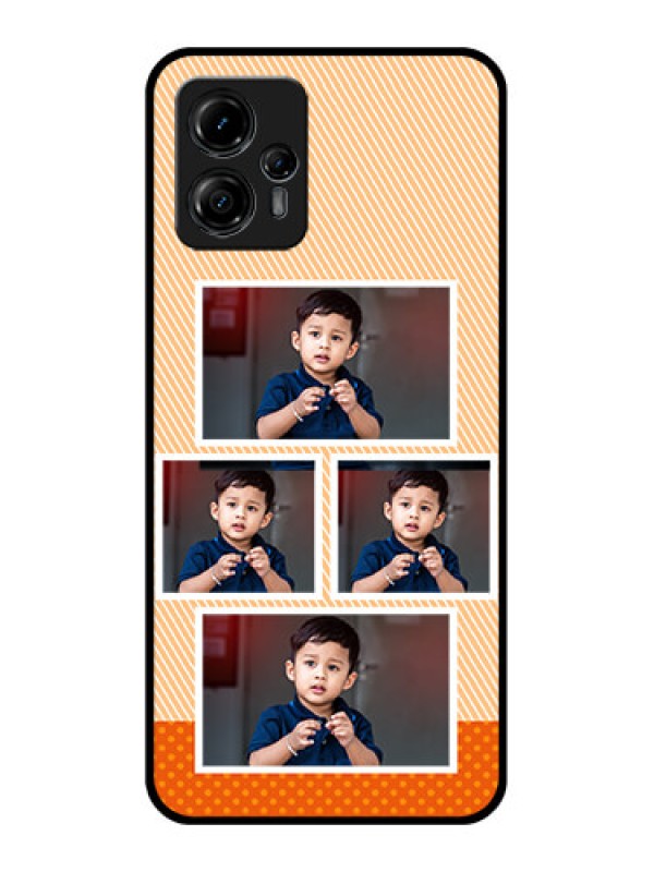 Custom Moto G13 Custom Metal Phone CaseBulk Photos Upload Design