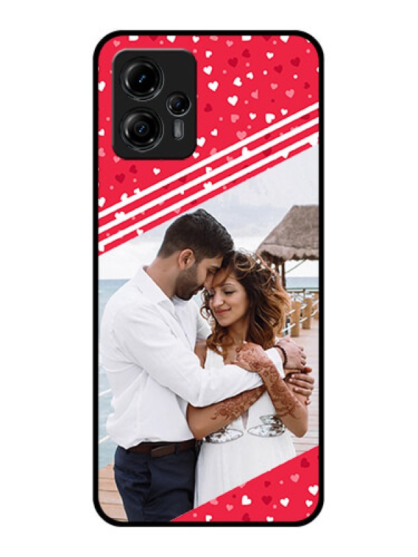 Custom Moto G13 Custom Metal Phone CaseValentines Gift Design