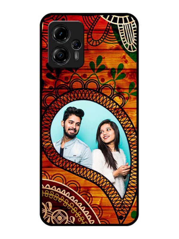 Custom Moto G13 Custom Metal Phone CaseAbstract Colorful Design