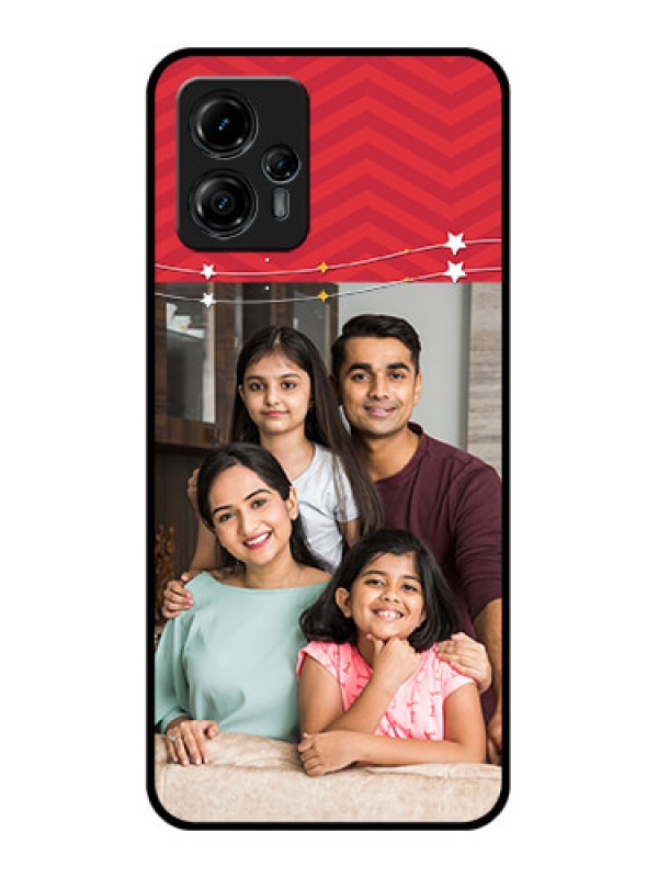 Custom Moto G13 Custom Metal Phone CaseHappy Family Design
