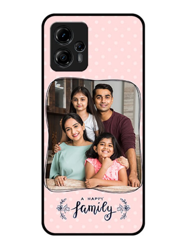 Custom Moto G13 Custom Metal Phone CaseFamily With Dots Design