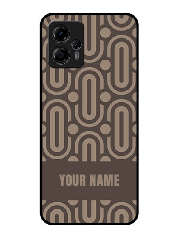 Custom Moto G13 Custom Metal Phone CaseCaptivating Zero Pattern Design