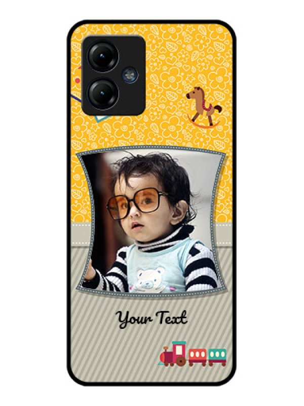 Custom Moto G14 Custom Metal Phone CaseBaby Picture Upload Design