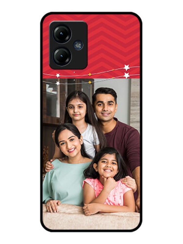 Custom Moto G14 Custom Metal Phone CaseHappy Family Design