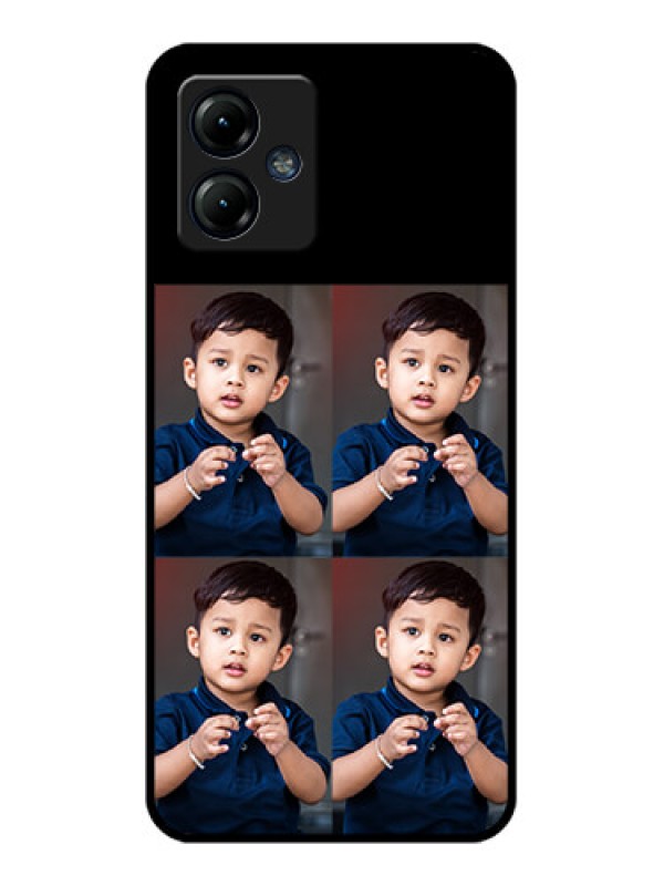 Custom Moto G14 Custom Metal Phone Case4 Image Holder Design