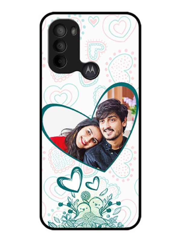 Custom Moto G31 Custom Metal Phone CasePremium Couple Design