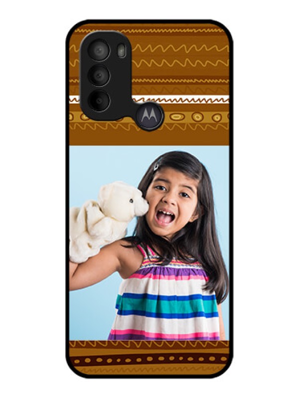 Custom Moto G31 Custom Metal Phone CaseFriends Picture Upload Design