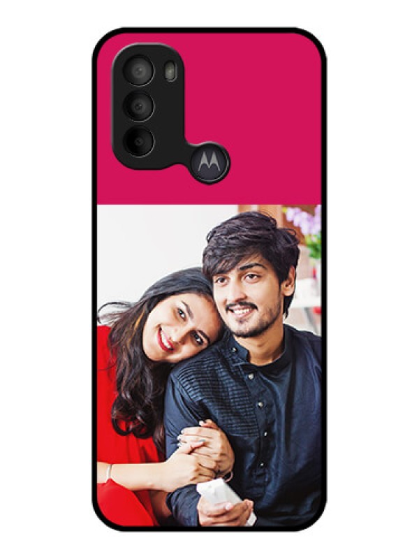 Custom Moto G31 Custom Metal Phone CaseAnniversary Cover Design