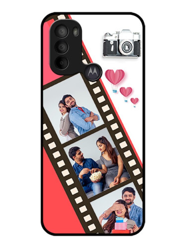 Custom Moto G31 Custom Metal Phone Case3 Image Holder With Film Reel