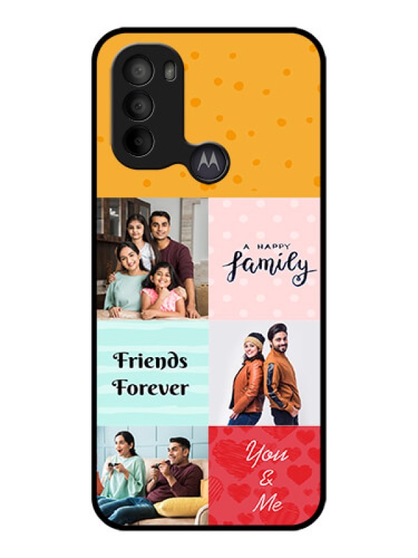 Custom Moto G31 Custom Metal Phone CaseImages With Quotes Design