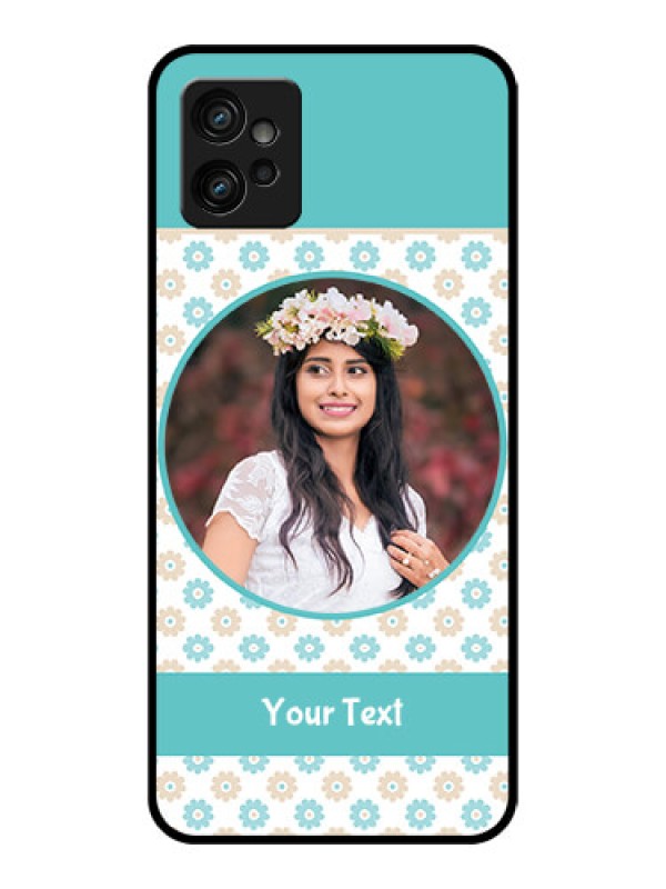 Custom Moto G32 Custom Metal Phone CaseBeautiful Flowers Design