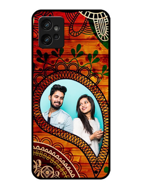 Custom Moto G32 Custom Metal Phone CaseAbstract Colorful Design