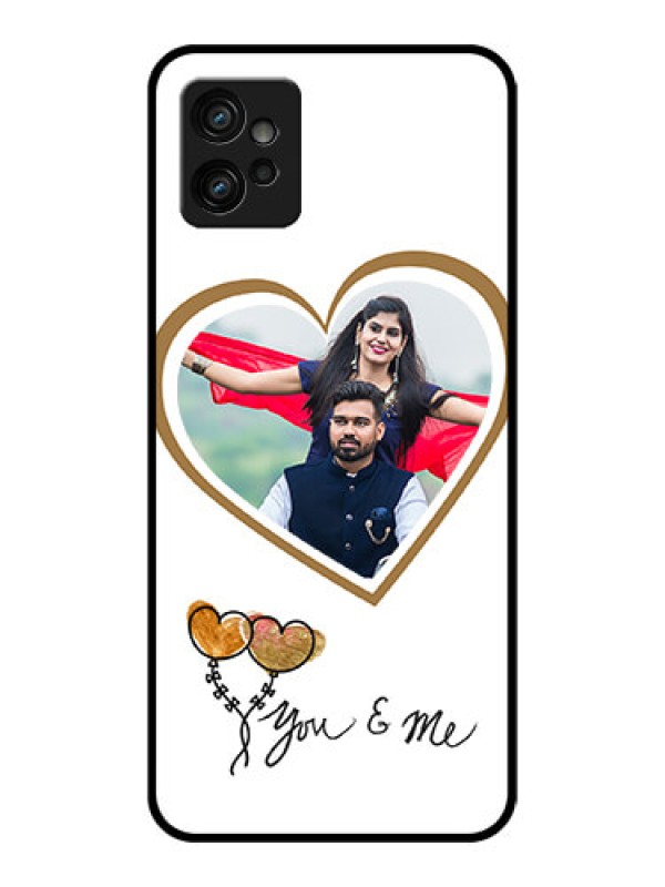 Custom Moto G32 Custom Metal Phone CaseYou and Me Design