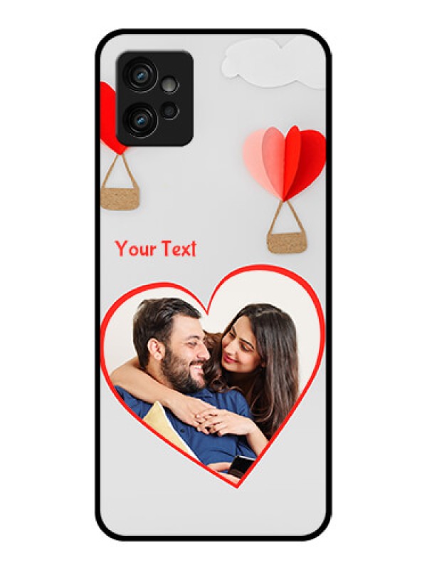Custom Moto G32 Custom Metal Phone CaseParachute Love Design